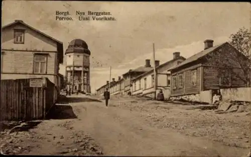 Ak Porvoo Borgå Finnland, Nya Berggatan, Uusi Vuorikatu