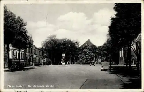 Ak Neumünster in Holstein, Rendsburger Straße