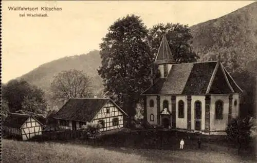 Ak Wachstedt im Eichsfeld Thüringen, Wallfahrtsort Kapelle Klüschen Hagis