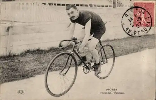 Ak Radrennsport, Radrennfahrer Poulain