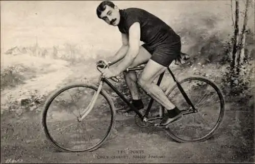 Ak Radrennsport, Radrennfahrer Emile Georget, französischer Straßenfahrer