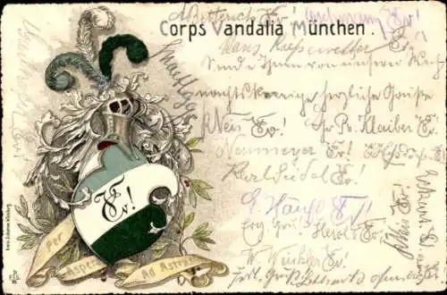 Studentika Ak München, Corps Vandalia, Wappen, RSC