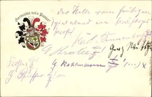 Studentika Ak Stuttgart, Corps Germania, Wappen, RSC