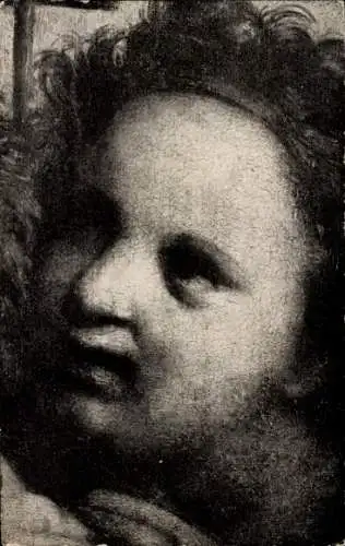 Künstler Ak Raffael, Engelsköpfchen