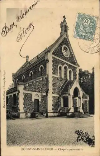Ak Boissy Saint Leger Val de Marne, Chapelle protestante