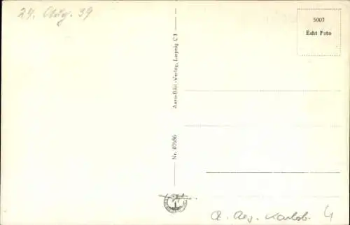 Ak Cheb Eger Reg. Karlsbad, Kirchenstiege, Freitreppe, Turm