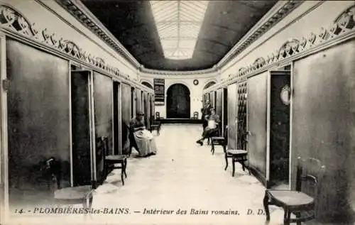 CPA Plombières les Bains Lorraine Vosges, Intérieur des Bains romains