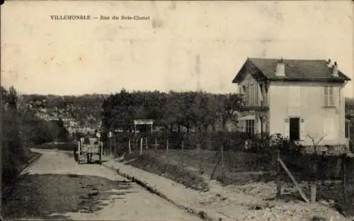 Ak Villemomble Seine Saint Denis, Straße, Häuser, Landschaft, Wagen, Bäume