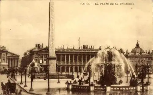 Ak Paris VIII., Place de la Concorde