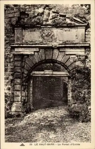 Ak Saverne Zabern Elsass Bas Rhin, Château du Haut-Barr, Burg Hohbarr, Ruine des Château de  Eing