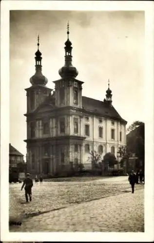 Ak Duchcov Dux Region Aussig, Kirche 