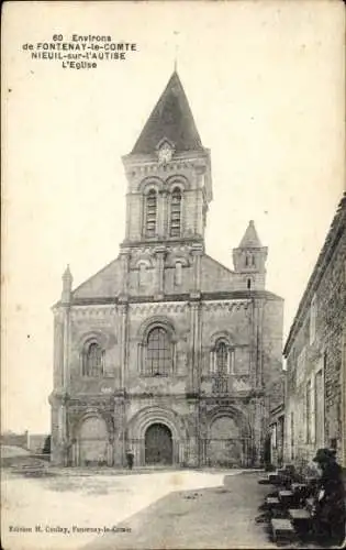 CPA Fontenay-le-Comte Vendée, Église