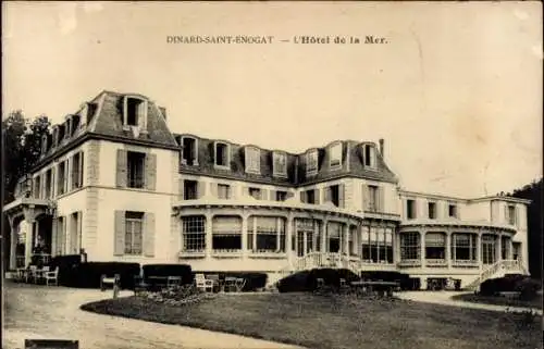Ak Saint Enogat Dinard Ille et Vilaine, Hotel de la Mer