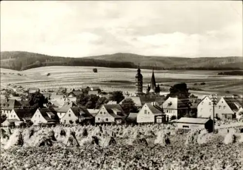 Ak Marksuhl Gerstungen in Thüringen, Schöne Landschaft, Häuser, Kirche, Wiesen, alte 