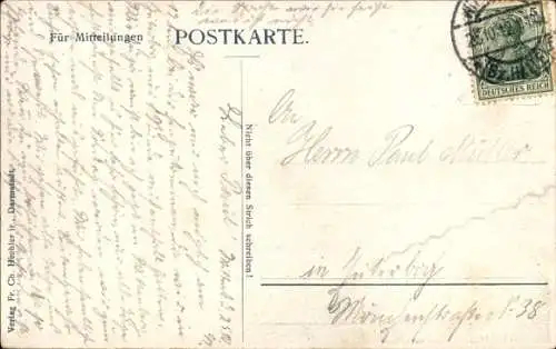 Litho Deutsche Soldaten im Gefecht