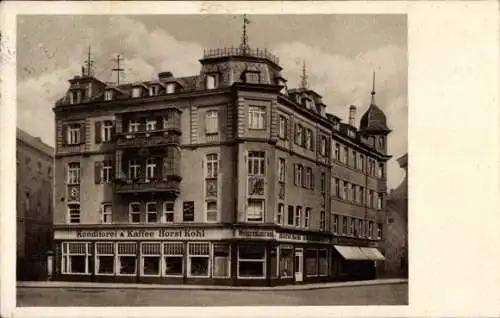 Ak Erfurt in Thüringen, Konditorei & Kaffee Horst Kohl, am Kaiserplatz