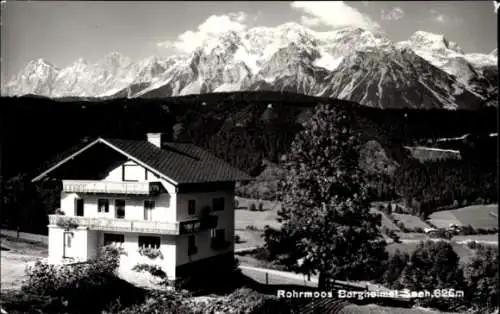 Ak Rohrmoos Schladming Steiermark, Wohnhaus, Panorama