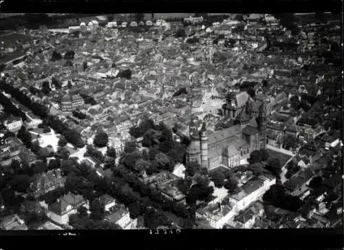 Foto Worms am Rhein, Fliegeraufnahme