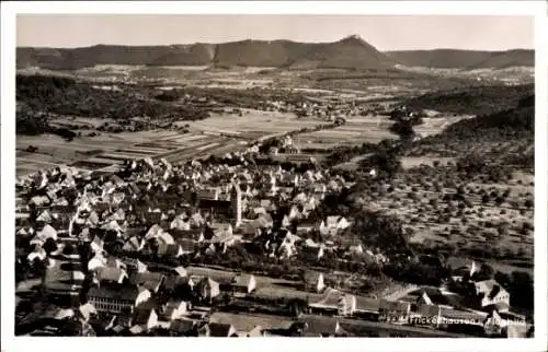 Ak Frickenhausen am Neckar Württemberg, Fliegeraufnahme