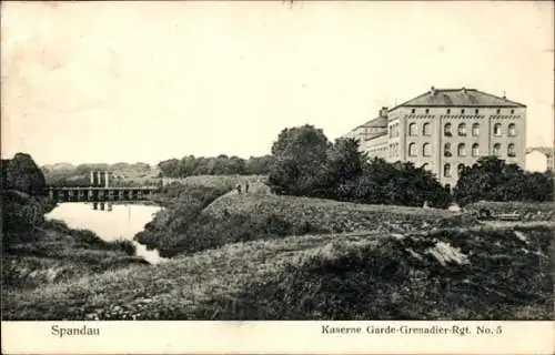 Ak Berlin Spandau, Kaserne Garde-Grenadier-Regiment No. 5