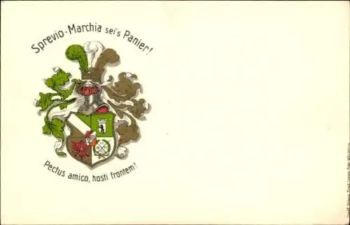 Studentika Ak Berlin, Corps Sprevio Marchia, Wappen, RSC