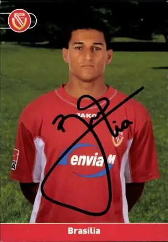 Autogrammkarte Fußballer Brasilia, FC Energie Cottbus, Autogramm