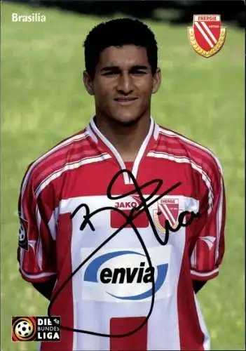 Autogrammkarte Fußballer Brasilia, FC Energie Cottbus, Autogramm