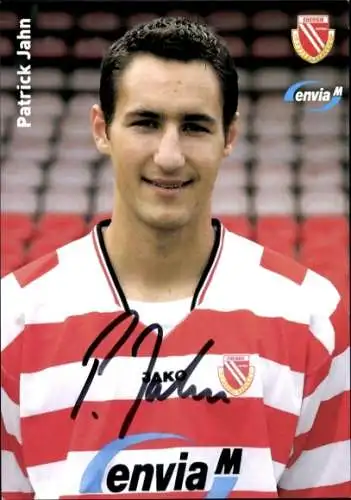 Autogrammkarte Fußballer Patrick Jahn, FC Energie Cottbus, Autogramm