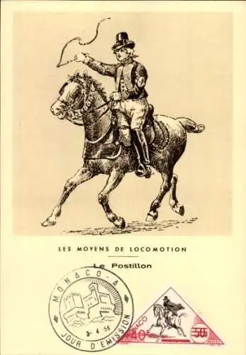 Maximum CPA Les Moyens de Locomotion, Le Postillon