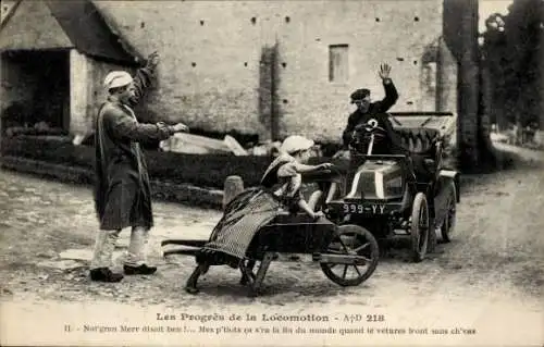 CPA Auto, Les Progrès de la Locomotion