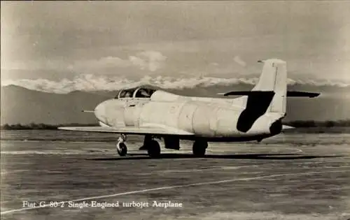 Ak Flugzeug, Fiat C 80-2 Single Engined turbojet Aerplane