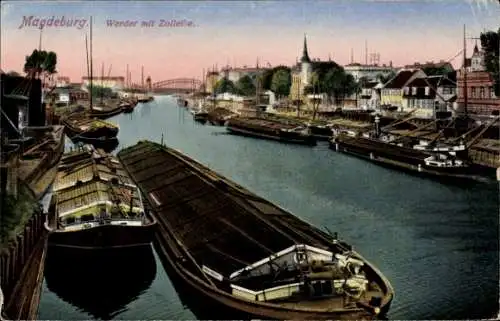 Ak Magdeburg an der Elbe, Werder mit Zollelbe