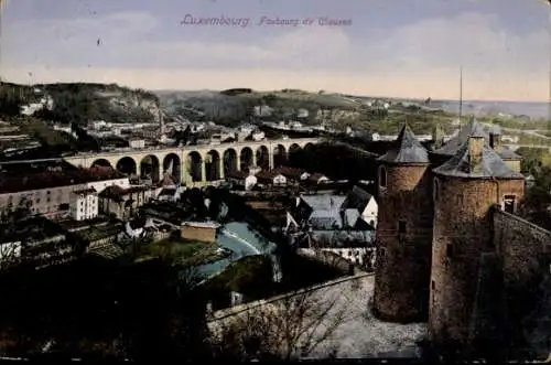 Ak Luxembourg Luxemburg, Faubourg de Clausen