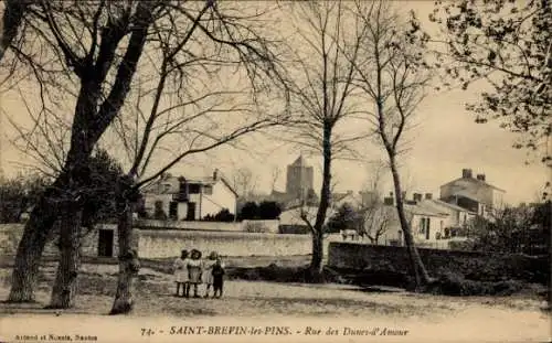 CPA Saint Brévin les Pins Loire Atlantique, Rue des Dunes d'Amour
