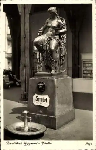 Ak Karlovy Vary Karlsbad Stadt, Sprudel