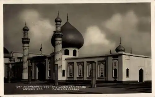 Ak Antwerpen Flandern, Persisches Pavillon, Architektur, 1930,  Ausstellung