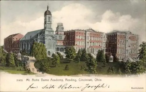 Ak Cincinnati Ohio USA, Mt. Notre Dame Academy, Reading