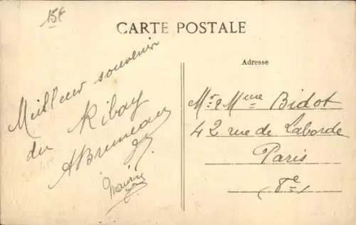 Ak Le Ribay Mayenne, Hauptstraße