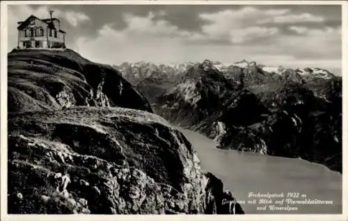 Ak Vierwaldstättersee Kanton Uri, Gasthaus auf dem Frohnalpstock