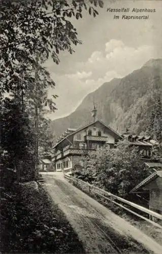 Ak Kaprun in Salzburg, Kesselfall Alpenhaus, Kaprunertal