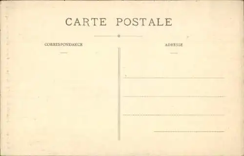 Ak Luz Saint Sauveur Hautes Pyrénées, Berg-Saumpfad, Esel