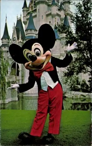 Ak Orlando Florida USA, Cinderella Castle, Disney World, Mickey Mouse