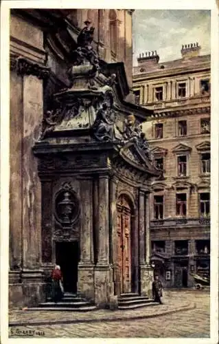 Künstler Ak Graner, E., Wien, Portal der Peterskirche