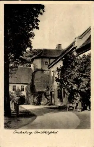 Ak Tschernjachowsk Insterburg Ostpreußen, Schlosshof
