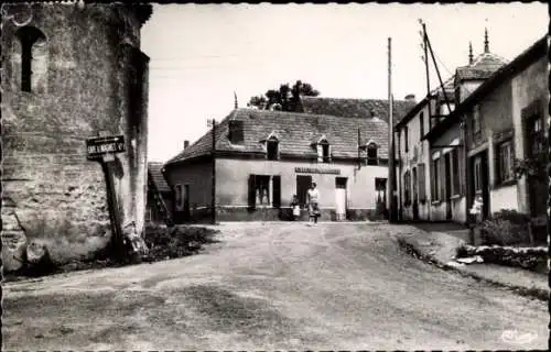 Ak St-Etienne-de-Vicq Allier, Cafe de la Poste