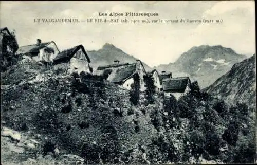 Ak Valgaudémar Hautes Alpes, Le Rif-du-SAP sur le versant du Lauron