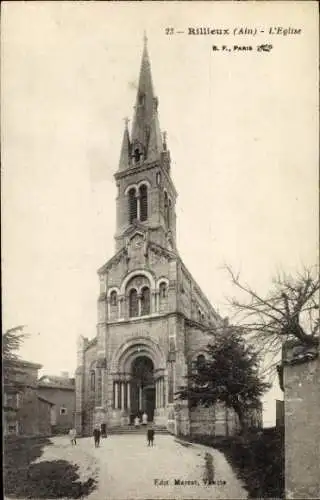 Ak Rillieux Ain, Kirche
