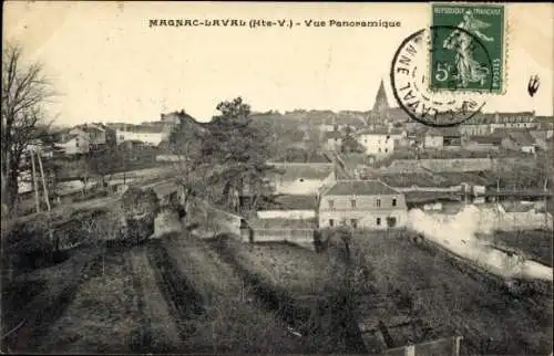 Ak Magnac Laval Haute Vienne, Gesamtansicht