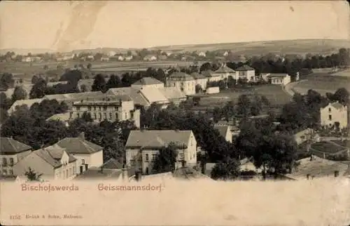Ak Geissmannsdorf Bischofswerda im Kreis Bautzen, Panorama