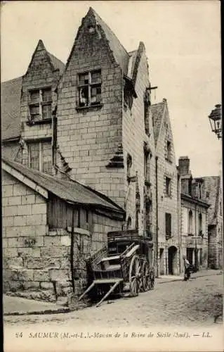 CPA Saumur Maine et Loire, Maison de la Reine de Sicile